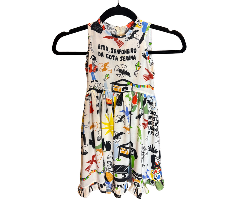 VESTIDO INFANTIL  RODADO FEIRA