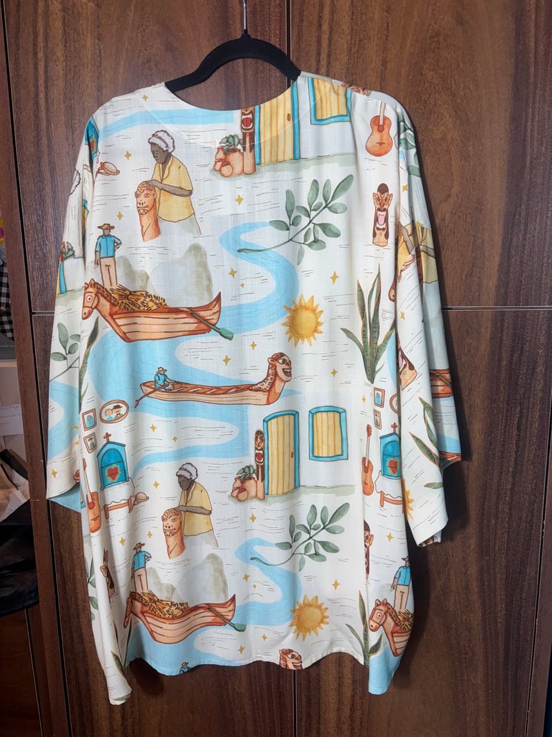 kimono longo carranca - OFF
