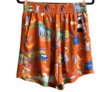 Short trio Eletrico - marrom