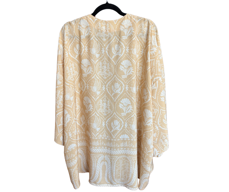 kimono longo Oxalá - AREIA