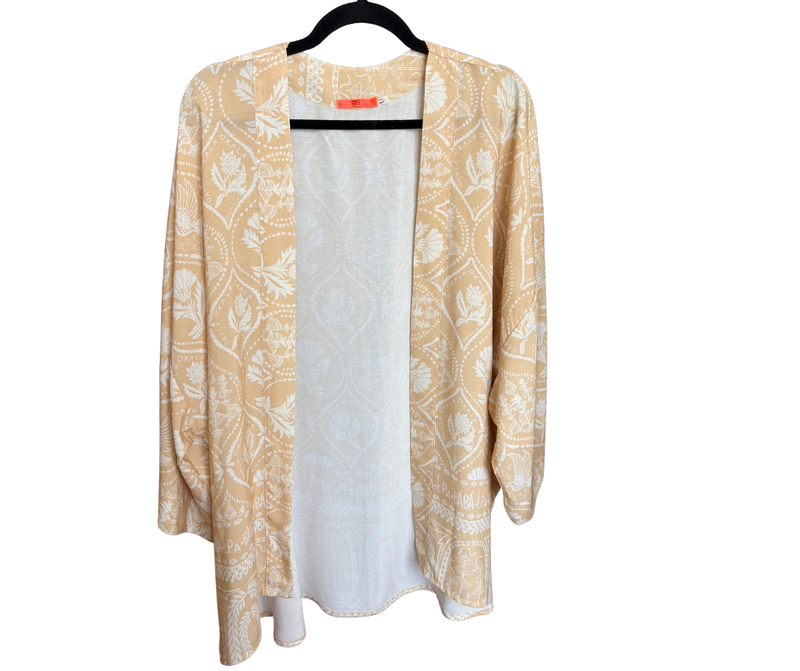 kimono longo Oxalá - AREIA