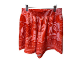 Short Onça Vermelho