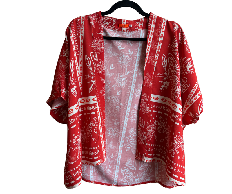 kimono curto Iansa - VERMELHO