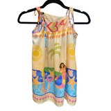 Vestido Infantil Longuette Sereia