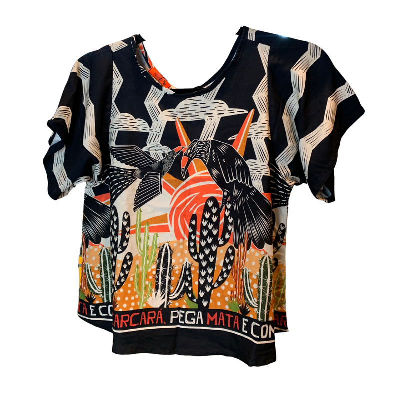 T-shirt sertão - PRETO