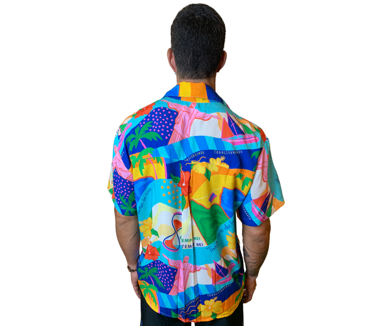 Camisa unissex tempo rei - PRETO
