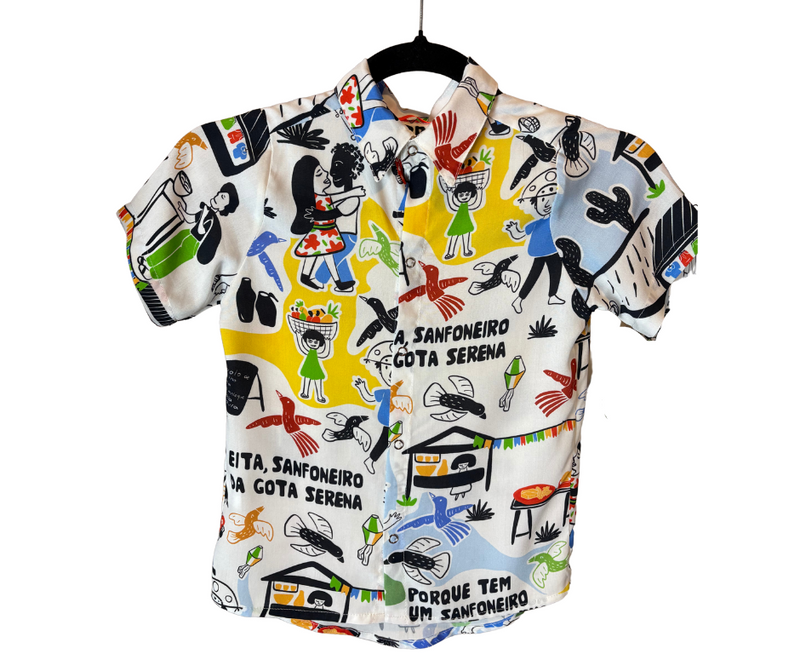 Camisa infantil FEIRA