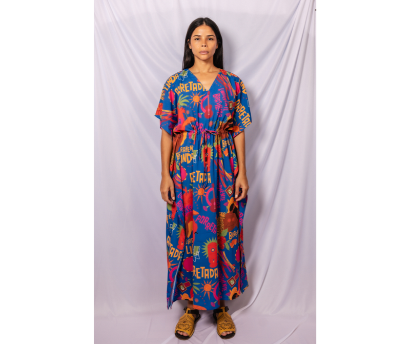 Túnica Brasileiramente linda - AZUL