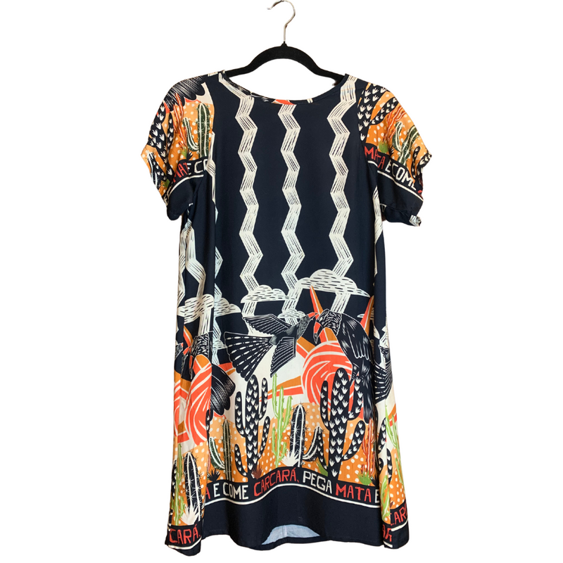 Vestido sertão - PRETO