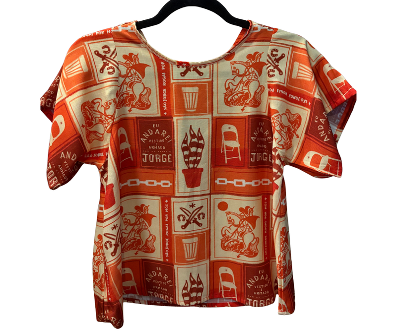 T shirt São jorge - VERMELHO