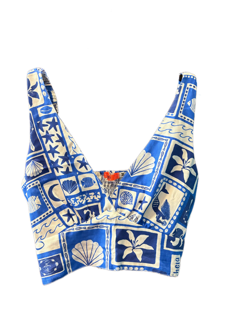 Top Maré cheia - AZUL