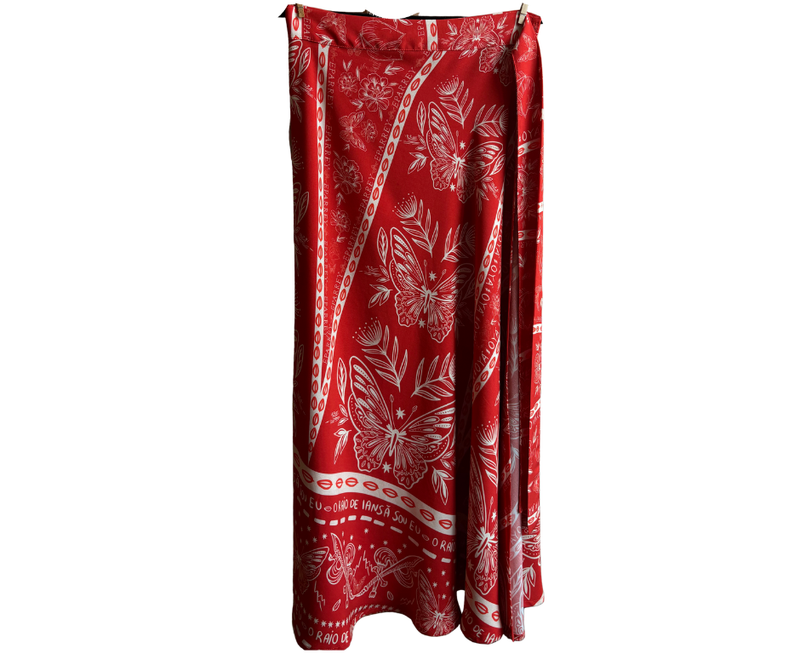 saia longa iansa - VERMELHO