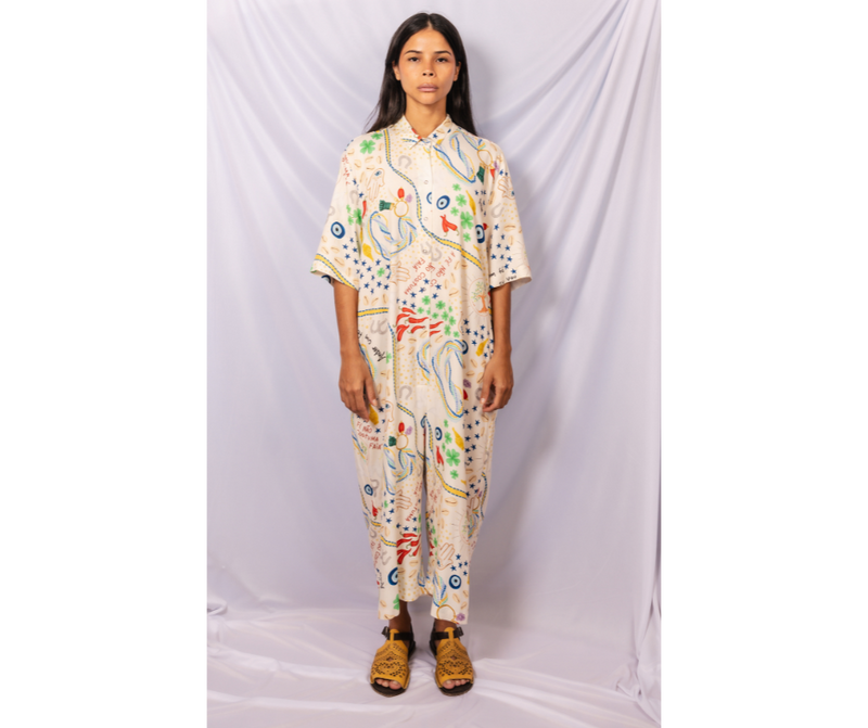 Macacão Andar com Fé - BRANCO