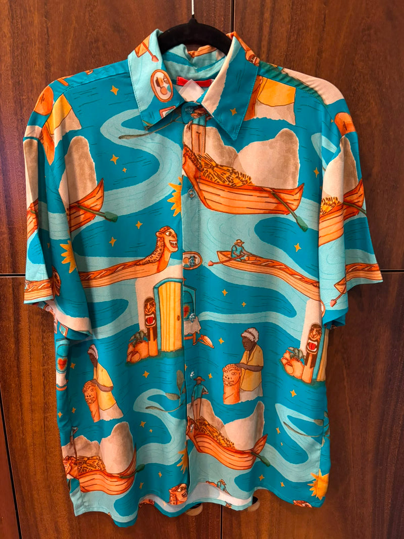 CAMISA UNISSEX CARRANCA - AZUL