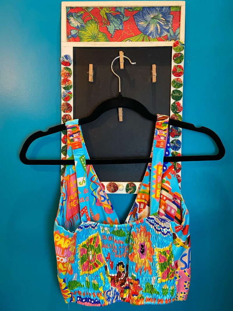 Top bloco da Balacobaco - AZUL