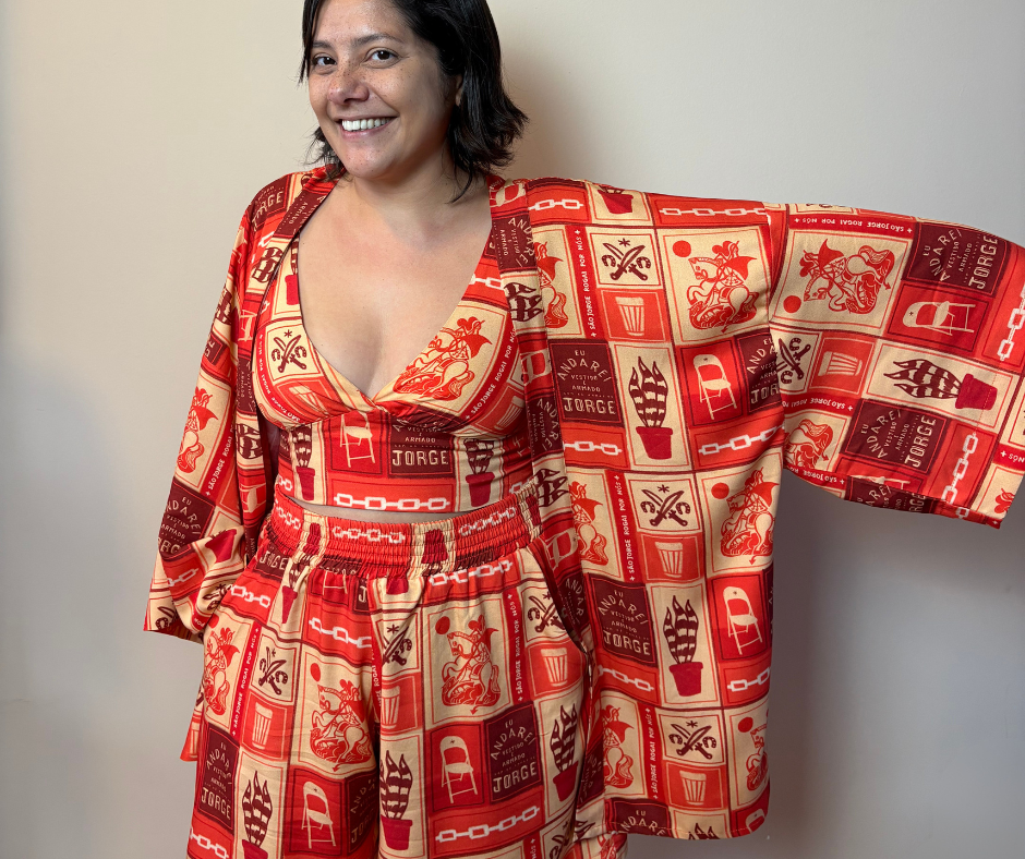 Kimono longo São jorge