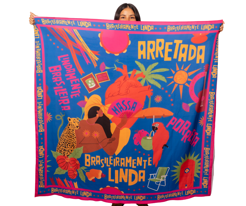 Canga Brasileiramente Linda - AZUL