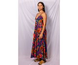 Vestido Longo Brasileiramente linda - AZUL