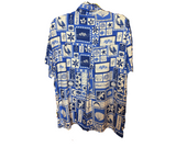 Camisa unissex maré cheia - AZUL