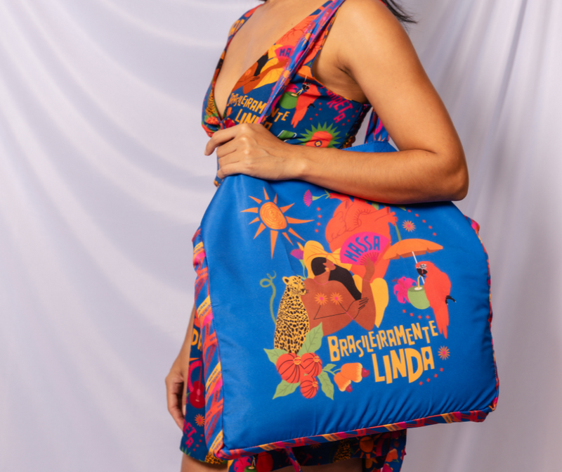Bolsa Brasileiramente Linda - AZUL
