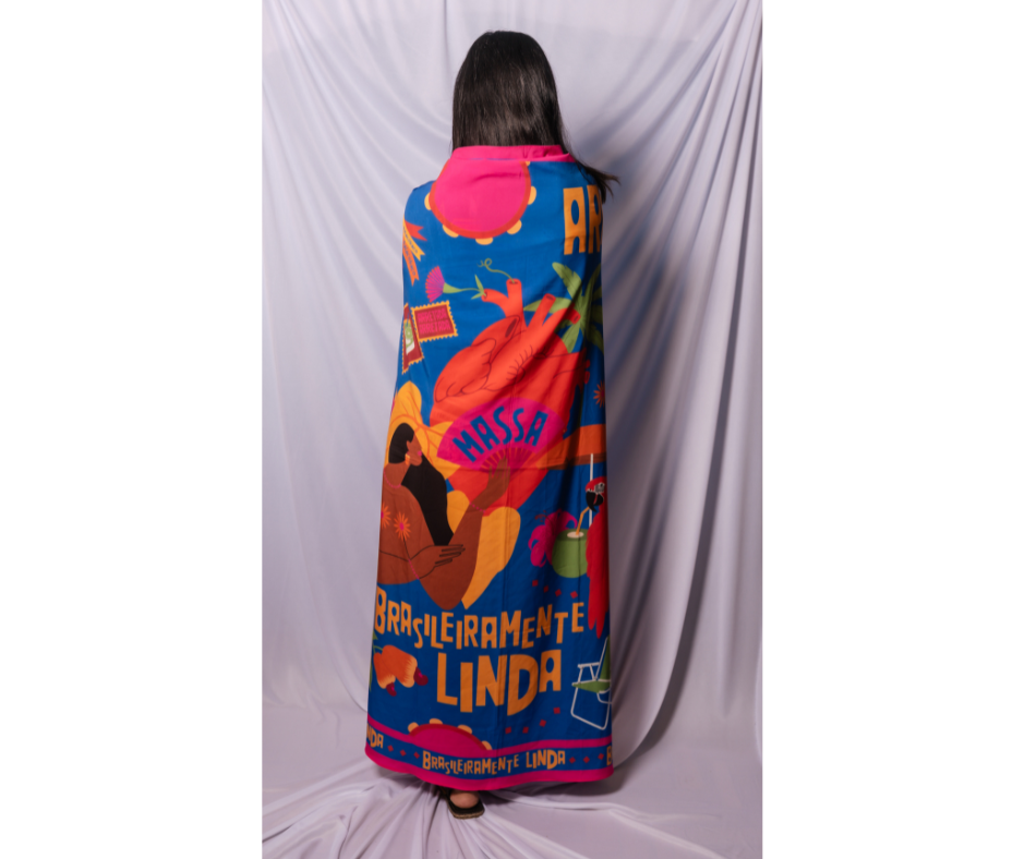 Canga Brasileiramente Linda - AZUL