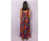 Vestido Longo Brasileiramente linda - AZUL