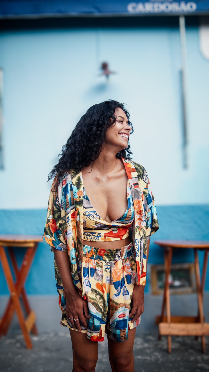 Kimono curto Laranjeiras