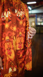 Kimono longo Avexe - terra