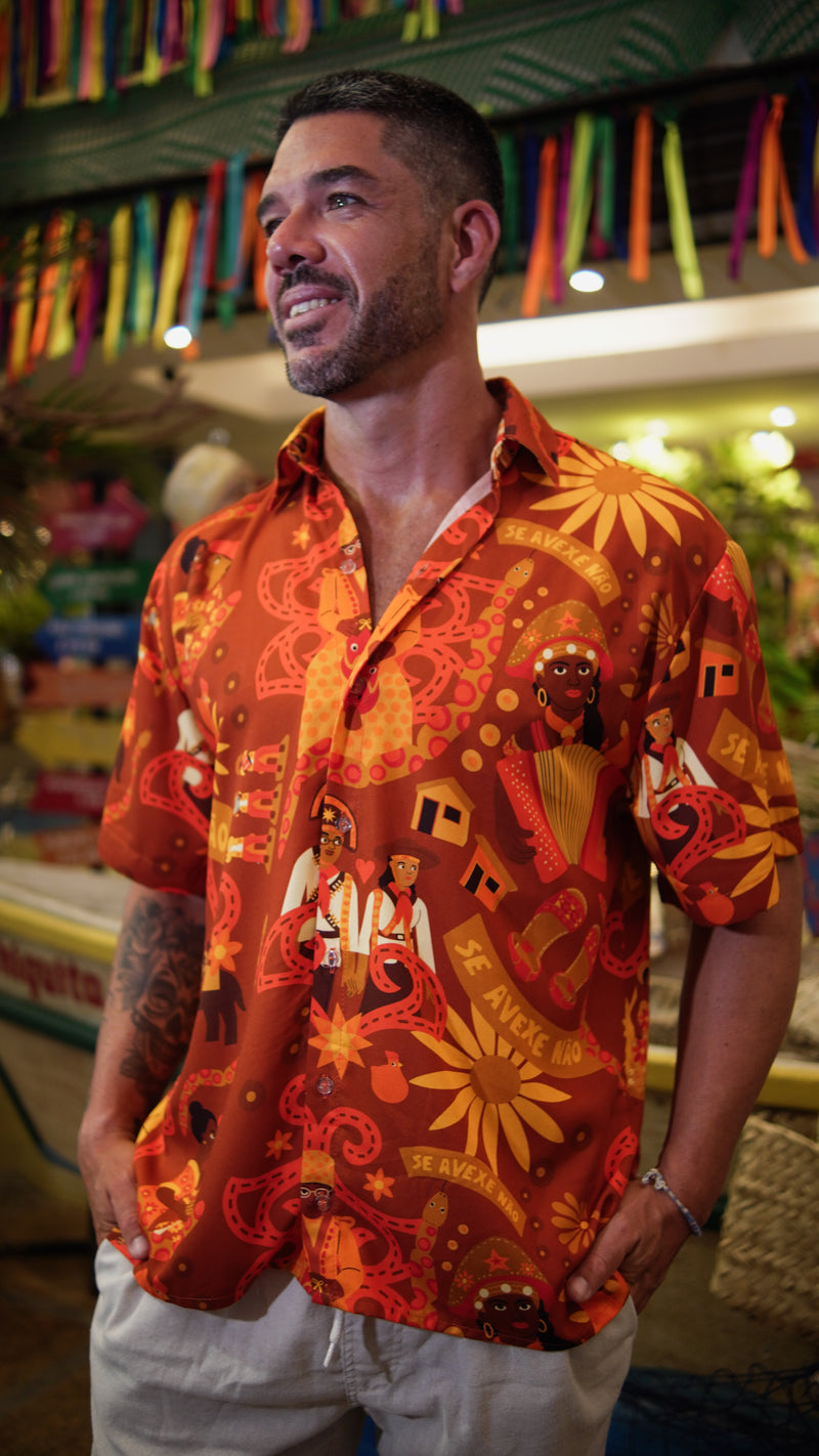 Camisa unissex Avexe - terra