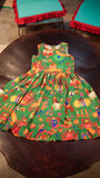 Vestido Infantil rodado Avexe - verde