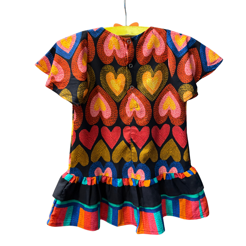 Vestido infantil  Velha Roupa Colorida