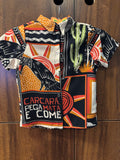 camisa infantil pássaro - PRETO