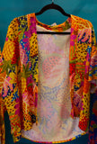 kimono curto Frutas - coloridos