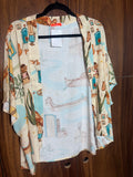 kimono curto carranca - OFF