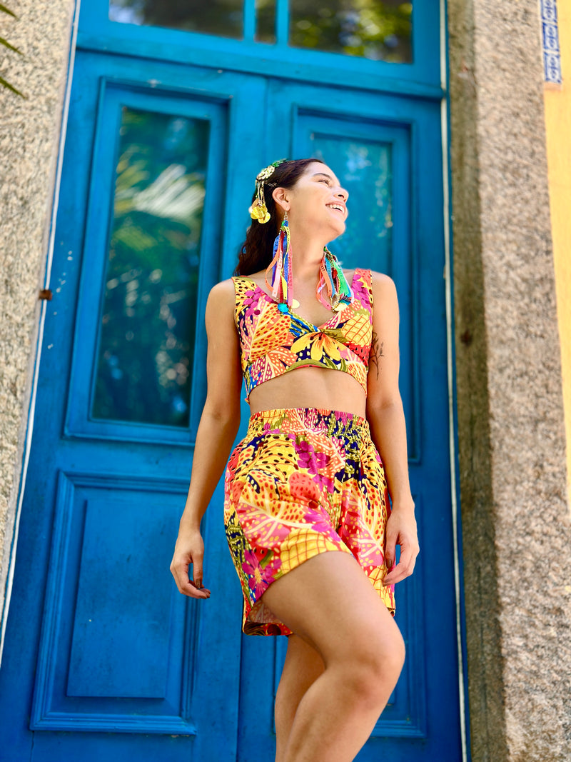 Short Frutas - coloridos