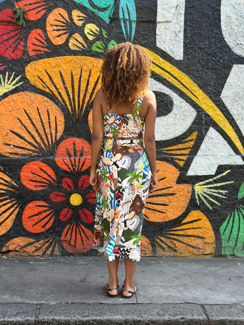 Saia Longa Malandra - coloridos