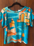 T SHIRT CARRANCA - AZUL