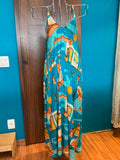 VESTIDO LONGO  CARRANCA - AZUL
