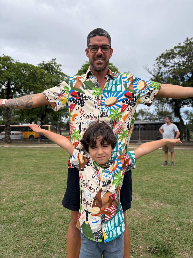 Camisa unissex Malandragem - coloridos