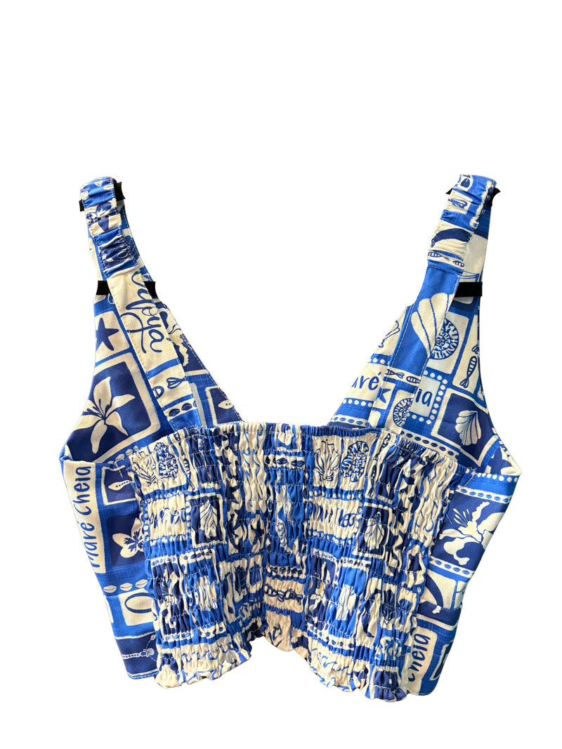 Top Maré cheia - AZUL