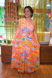 Vestido Bloco da Balacobaco Coral