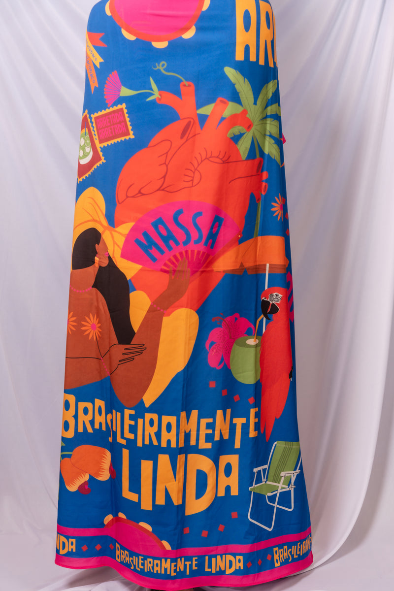 Canga Brasileiramente Linda - AZUL