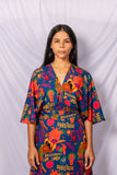 Blusa Manga Morcego Brasileiramente linda - AZUL