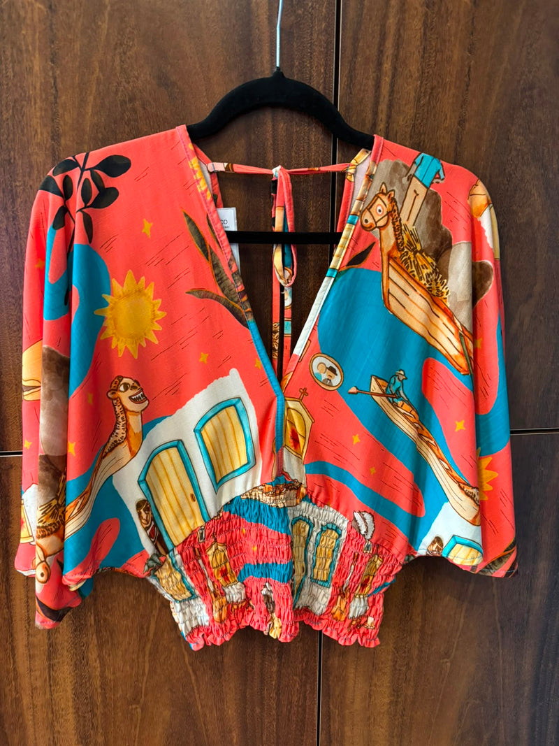 Blusa manga Morcego - ROSA