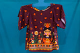 T-shirt Frida Viva Vinho