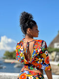 Blusa manga morcego Abraço - ESTAMPADO